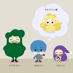 Saeko_S (Saeko_S)さんの脳内物質をイメージした かわいいキャラクターWANTED !への提案