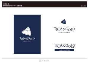 TECH ()さんのファッションブランド「TRIANGOLO」のロゴへの提案
