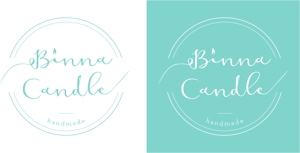SAND DESIGN (asunada)さんのハンドメイド　キャンドルショップサイト「BINNACANDLE」のロゴへの提案
