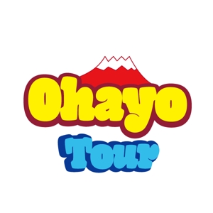 vDesign (isimoti02)さんの訪日外国人向けの日本を体験するツアー「Ohayo Tour」のロゴ作成への提案