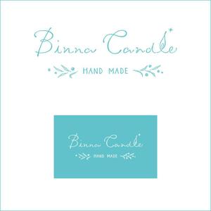 HIRAISO SIMONE (uramadara-h)さんのハンドメイド　キャンドルショップサイト「BINNACANDLE」のロゴへの提案