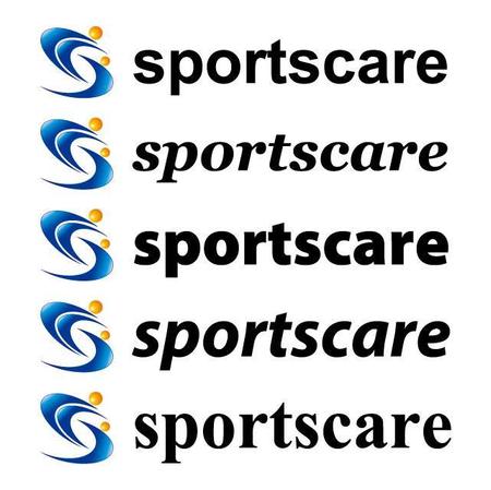 j-design (j-design)さんのスポーツに特化した治療リハビリを行う接骨院　「sportscare」のロゴへの提案