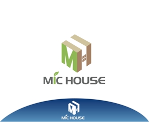 IandO (zen634)さんの不動産売買仲介業 MIC house カタカナの場合 ミックハウス株式会社 ロゴへの提案