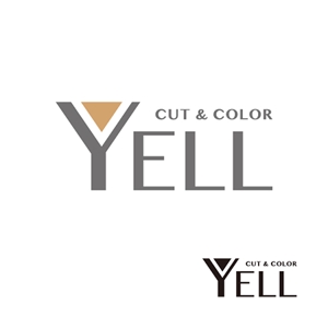 クリエイトハラ株式会社 (CREATE-HARA)さんの新規美容室「YELL」のロゴへの提案