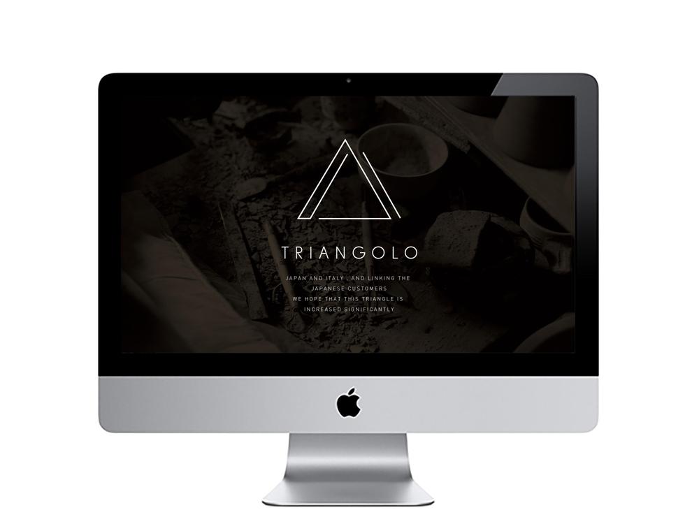 ファッションブランド「TRIANGOLO」のロゴ