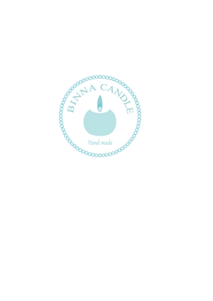 風花 ルル (twinkl)さんのハンドメイド　キャンドルショップサイト「BINNACANDLE」のロゴへの提案