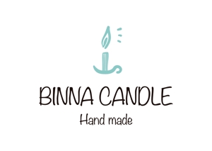 camellia150 (camellia150)さんのハンドメイド　キャンドルショップサイト「BINNACANDLE」のロゴへの提案