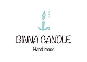 camellia150 (camellia150)さんのハンドメイド　キャンドルショップサイト「BINNACANDLE」のロゴへの提案