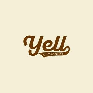 noneさんの新規美容室「YELL」のロゴへの提案