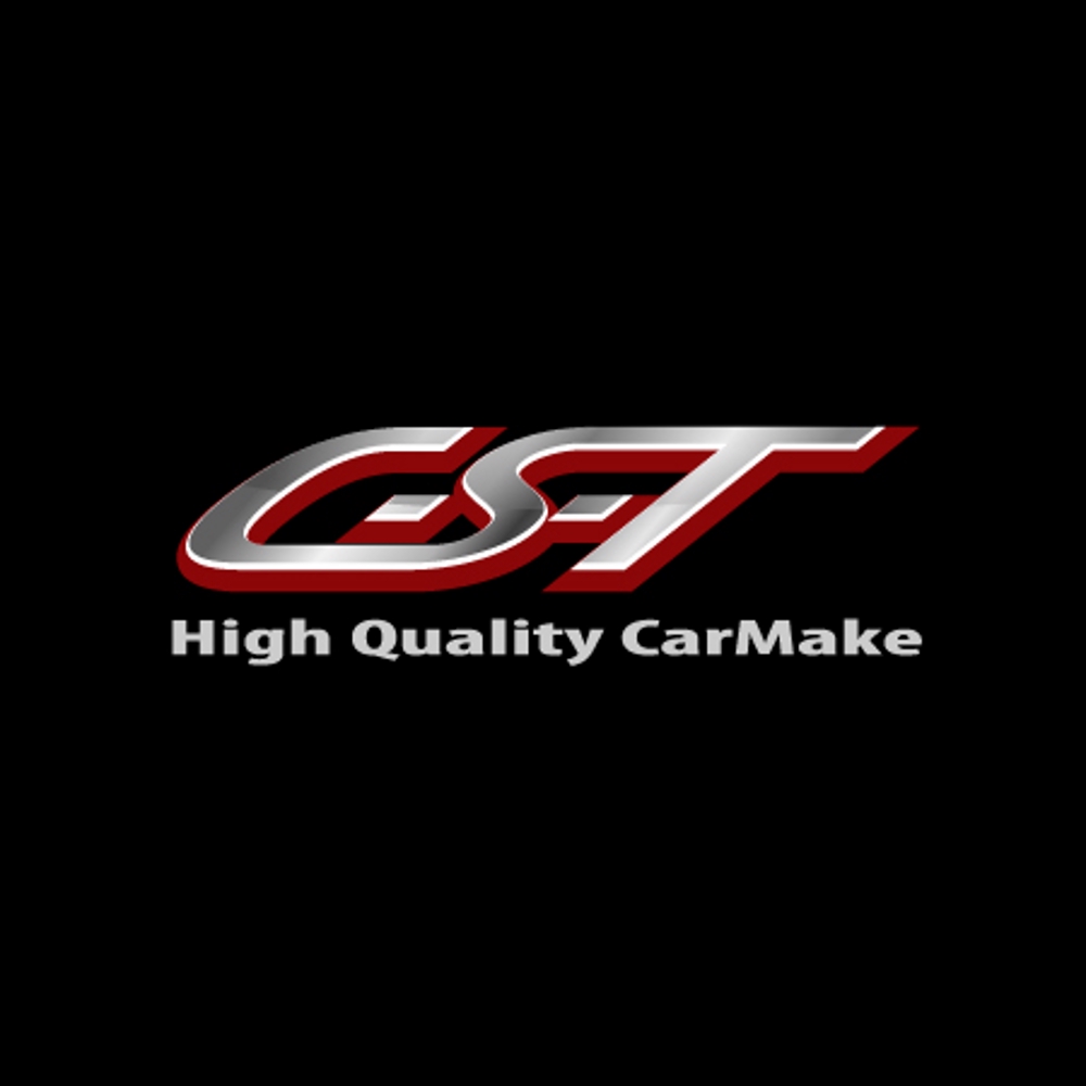 「High Quality CarMake C.S.T」のロゴ作成