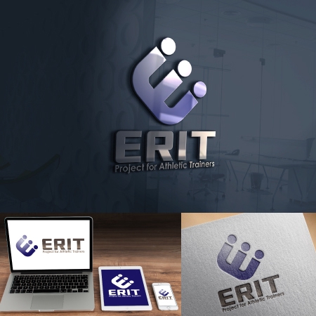 Blu:D (aomasa)さんの新規設立会社「ERIT」のロゴ作成依頼への提案