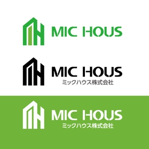 katu_design (katu_design)さんの不動産売買仲介業 MIC house カタカナの場合 ミックハウス株式会社 ロゴへの提案