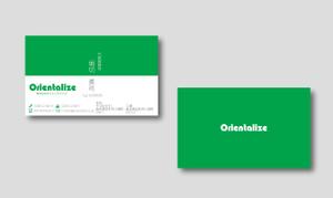 Keisuke4 (Keisuke4)さんの株式会社Orientalizeの名刺デザインへの提案