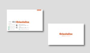 Keisuke4 (Keisuke4)さんの株式会社Orientalizeの名刺デザインへの提案