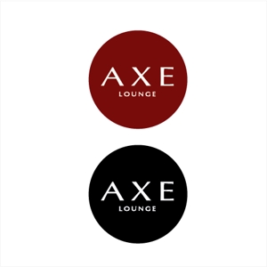坂本くん (Hana-chan)さんの新規オープンのラウンジ「AXE(アグゼ)」ロゴ制作への提案