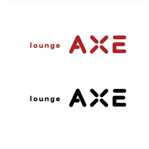 坂本くん (Hana-chan)さんの新規オープンのラウンジ「AXE(アグゼ)」ロゴ制作への提案
