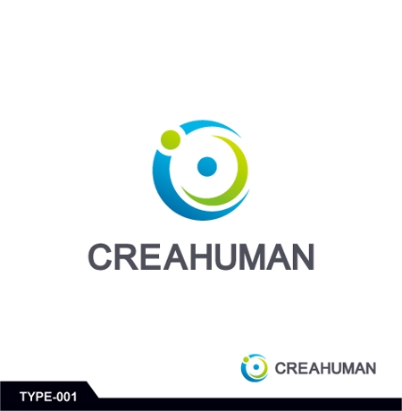 m-spaceさんの地方新設人材会社CREA HUMANのロゴへの提案