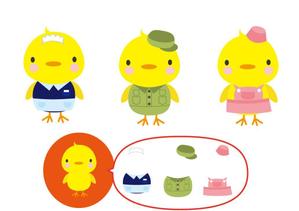 ツクリビト141 (141box)さんのユニフォーム専門店「ことりや」のキャラクターデザインへの提案