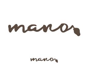 郷山志太 (theta1227)さんのセレクトショップ「mano」のロゴへの提案