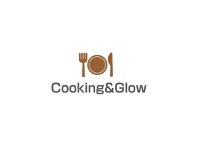 nyapifelさんの飲食店「Cooking&Glow」のロゴへの提案