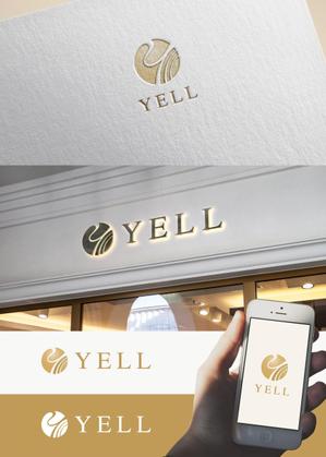 p ()さんの新規美容室「YELL」のロゴへの提案