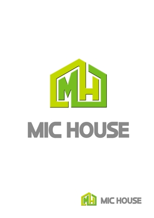 miruchan (miruchan)さんの不動産売買仲介業 MIC house カタカナの場合 ミックハウス株式会社 ロゴへの提案