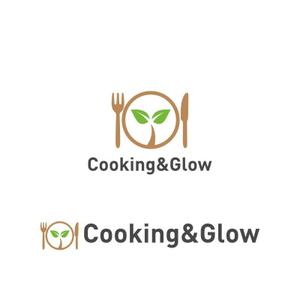 Yolozu (Yolozu)さんの飲食店「Cooking&Glow」のロゴへの提案