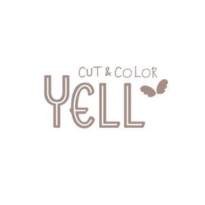 Natsumi (mikidesign)さんの新規美容室「YELL」のロゴへの提案