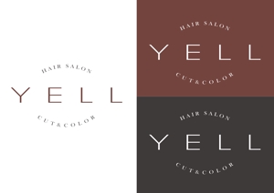 ヒープ (heep)さんの新規美容室「YELL」のロゴへの提案