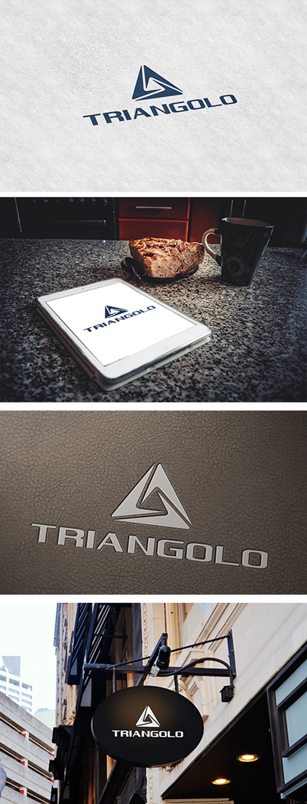 ファッションブランド「TRIANGOLO」のロゴ