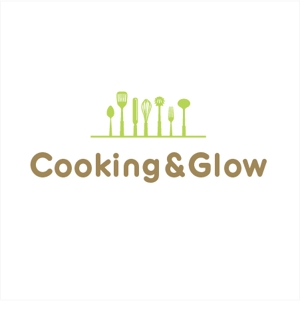 坂本くん (Hana-chan)さんの飲食店「Cooking&Glow」のロゴへの提案