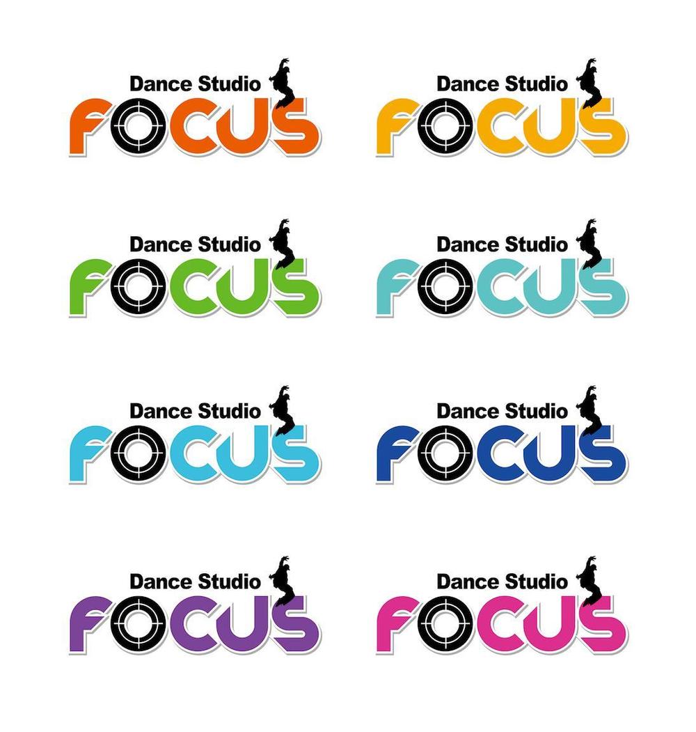 10月から中野に新規オープンするダンススタジオ「FOCUS]のロゴ作成