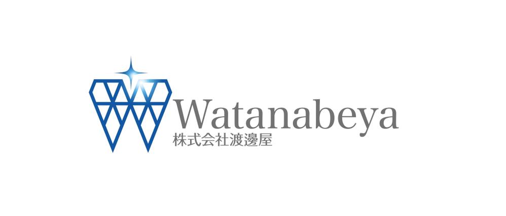 ダイヤモンドジュエリー製造卸販売「株式会社　渡邊屋」の会社ロゴ