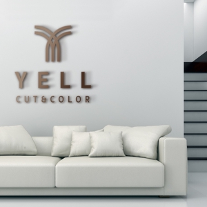 STUDIO ROGUE (maruo_marui)さんの新規美容室「YELL」のロゴへの提案