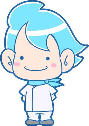 村松大二朗 (nuruko40)さんのHPやブログで使うキャラクターデザイン。「そよかぜくん」２～３頭身　女性受け可愛らしい清潔感あるへの提案