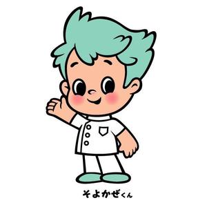 ブリコルール (bricoleur)さんのHPやブログで使うキャラクターデザイン。「そよかぜくん」２～３頭身　女性受け可愛らしい清潔感あるへの提案