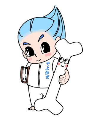 いぬい (Koinuno4564)さんのHPやブログで使うキャラクターデザイン。「そよかぜくん」２～３頭身　女性受け可愛らしい清潔感あるへの提案