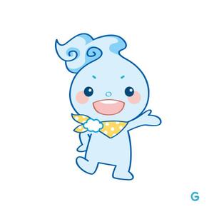 晴 (haru-mt)さんのHPやブログで使うキャラクターデザイン。「そよかぜくん」２～３頭身　女性受け可愛らしい清潔感あるへの提案