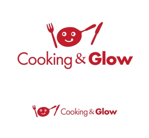 郷山志太 (theta1227)さんの飲食店「Cooking&Glow」のロゴへの提案