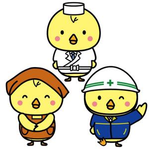 ハラダアイ (ai524)さんのユニフォーム専門店「ことりや」のキャラクターデザインへの提案