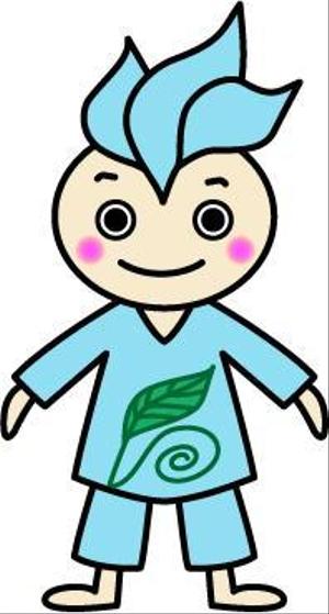 ERIKO YABUUCHI (Puchi)さんのHPやブログで使うキャラクターデザイン。「そよかぜくん」２～３頭身　女性受け可愛らしい清潔感あるへの提案