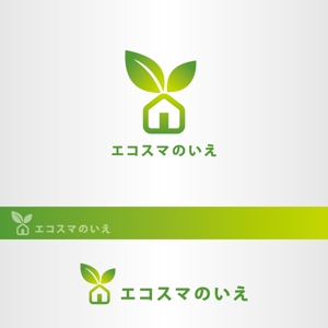 昂倭デザイン (takakazu_seki)さんの住宅会社の住宅商品「エコスマのいえ」のロゴへの提案