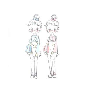 Peanuts (Peanuts)さんの双子のキャラクターデザインへの提案