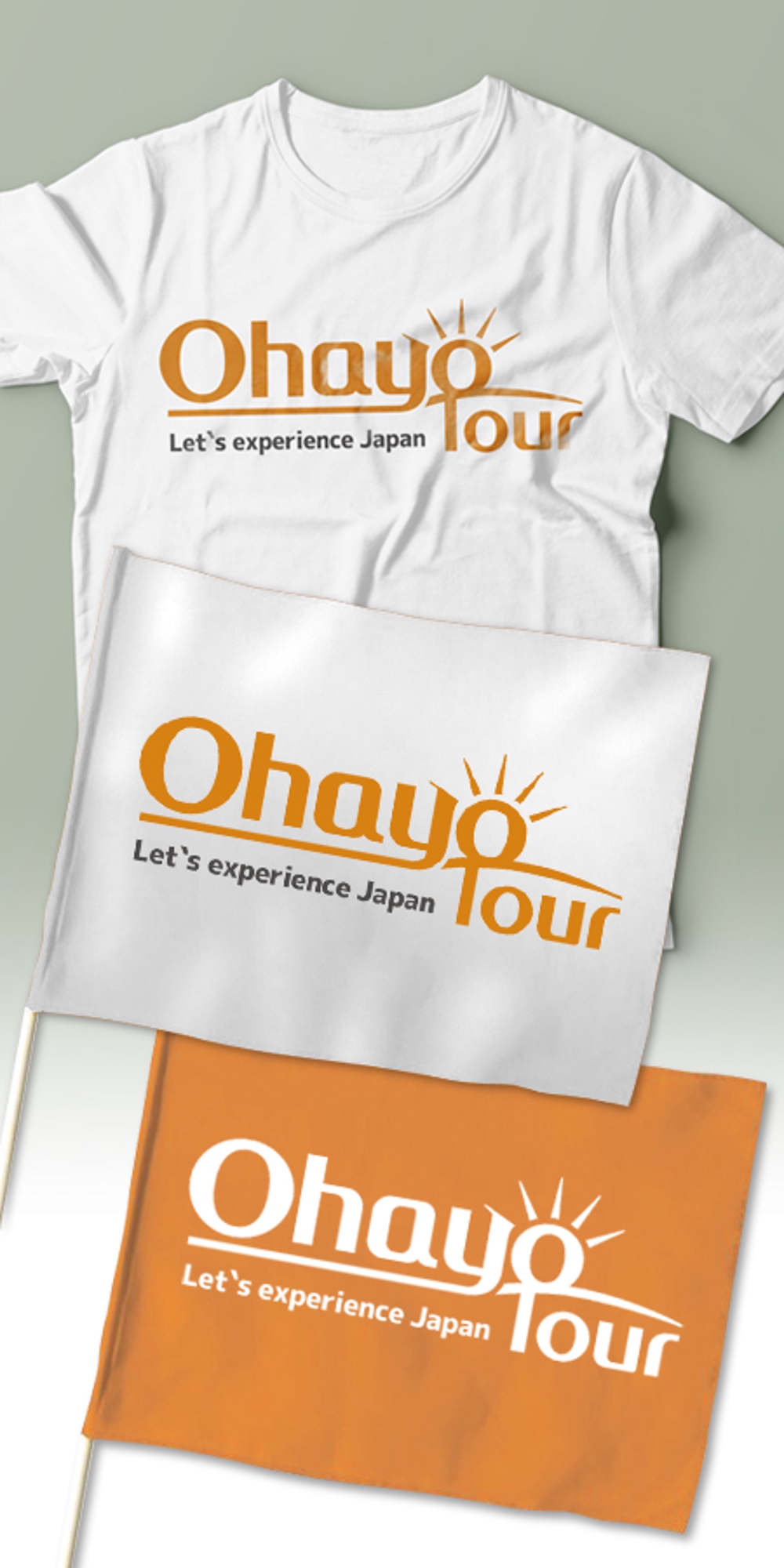 訪日外国人向けの日本を体験するツアー「Ohayo Tour」のロゴ作成