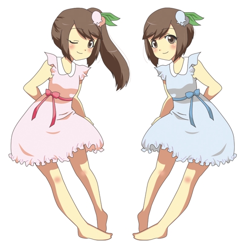 Aya8さんの事例 実績 提案 双子のキャラクターデザイン 初めまして 双子のキ クラウドソーシング ランサーズ