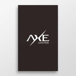 doremi (doremidesign)さんの新規オープンのラウンジ「AXE(アグゼ)」ロゴ制作への提案