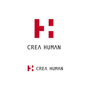 DOF2さんの地方新設人材会社CREA HUMANのロゴへの提案