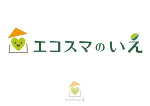 Natsumi (mikidesign)さんの住宅会社の住宅商品「エコスマのいえ」のロゴへの提案