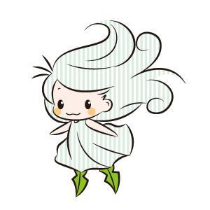 甘枝くら (mizuiroxx)さんのHPやブログで使うキャラクターデザイン。「そよかぜくん」２～３頭身　女性受け可愛らしい清潔感あるへの提案