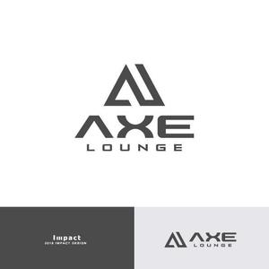 Impactさんの新規オープンのラウンジ「AXE(アグゼ)」ロゴ制作への提案